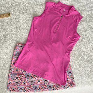 EUC Golf Tennis Pickleball Outfit Tail Sleeveless Top Medium Ryandrew Skort